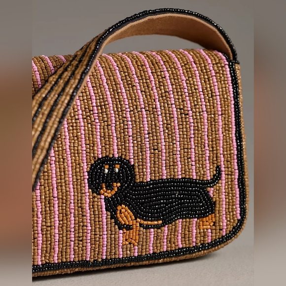 Anthropologie The Fiona Beaded Bag (Dachshund) - Picture 8 of 9